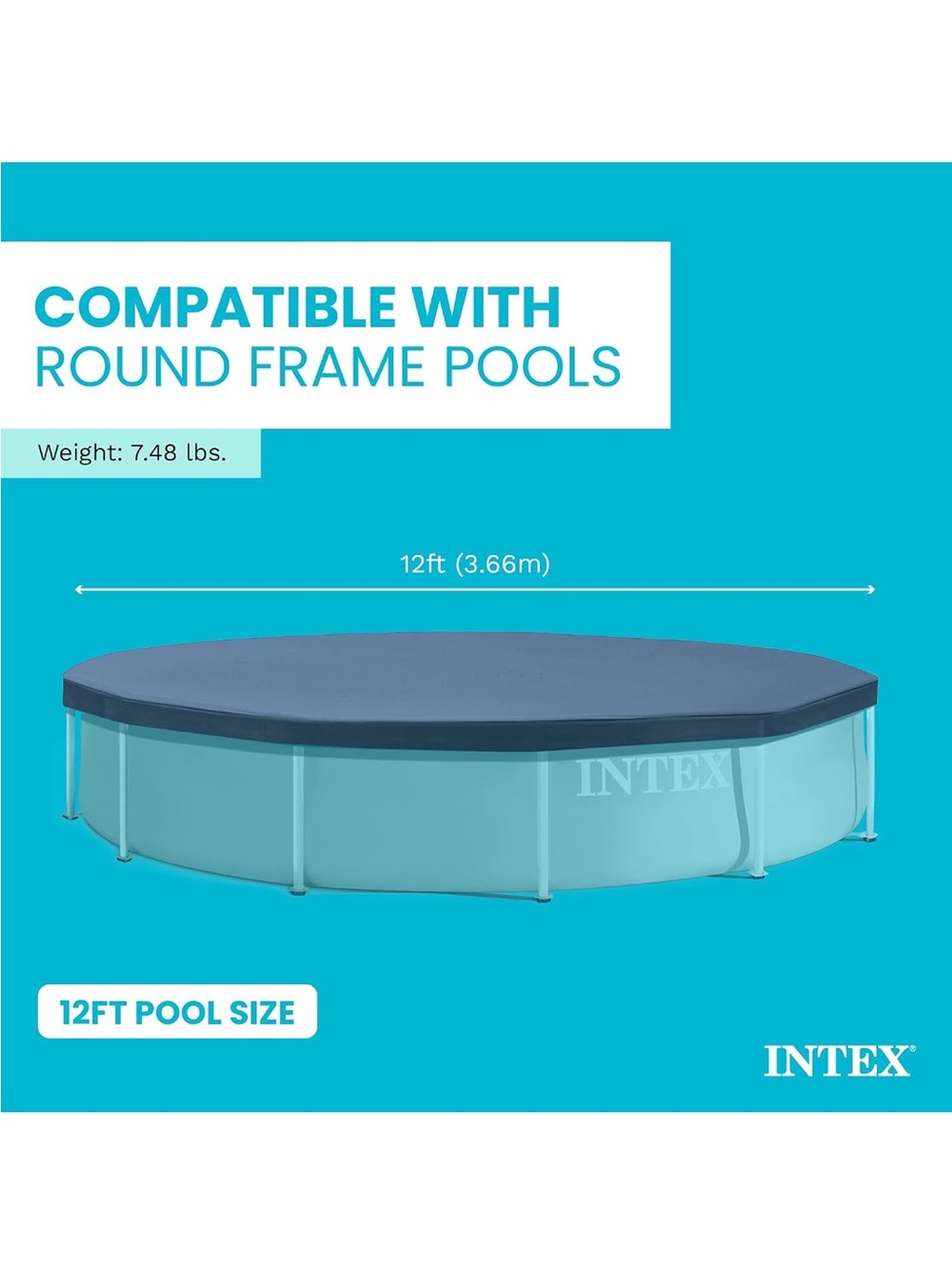 12’ Pool Cover - Picture 3 of 7